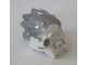 Part No: 24150pb01  Name: Bionicle Mask of Ice (Unity) with Marbled Flat Silver Pattern