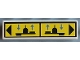 Part No: 2431pb0016 Name: Tile 1 x 4 with Flaps Up/Down for Left/Right Pattern (Sticker) - Set 8480 Part No: 2431pb0016 Name: Tile 1 x 4 with Flaps Up/Down for Left/Right Pattern (Sticker) - Set 8480