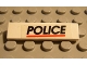 Part No: 2431pb0038  Name: Tile 1 x 4 with 'POLICE' Red Line Pattern (Sticker) - Set 6398