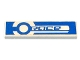 Part No: 2431pb0056 Name: Tile 1 x 4 with Blue and White 'Race' Pattern (Sticker) - Set 8662 Part No: 2431pb0056 Name: Tile 1 x 4 with Blue and White 'Race' Pattern (Sticker) - Set 8662