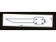 Part No: 2431pb0084L Name: Tile 1 x 4 with A-wing Pattern Model Left Side (Sticker) - Set 6207 Part No: 2431pb0084L Name: Tile 1 x 4 with A-wing Pattern Model Left Side (Sticker) - Set 6207