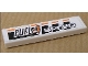 Part No: 2431pb0104 Name: Tile 1 x 4 with 'FUEL4 SPEED' on Black and Orange Stripes Pattern (Sticker) - Set 8135 Part No: 2431pb0104 Name: Tile 1 x 4 with 'FUEL4 SPEED' on Black and Orange Stripes Pattern (Sticker) - Set 8135