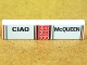 Part No: 2431pb0192  Name: Tile 1 x 4 with 'CIAO' and 'McQUEEN' Pattern