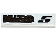 Part No: 2431pb0271L  Name: Tile 1 x 4 with 'NUTY REZ' and Black Number '5' Pattern Model Left Side (Sticker) - Set 8149