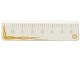 Part No: 2431pb0370 Name: Tile 1 x 4 with Ruler with Gold Trim Pattern Part No: 2431pb0370 Name: Tile 1 x 4 with Ruler with Gold Trim Pattern