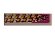 Part No: 2431pb054L  Name: Tile 1 x 4 with Racers Pattern Model Left Side (Sticker) - Set 8131