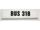 Part No: 2431pb0555 Name: Tile 1 x 4 with 'BUS 318' Pattern (Sticker) - Set 10259 Part No: 2431pb0555 Name: Tile 1 x 4 with 'BUS 318' Pattern (Sticker) - Set 10259