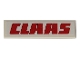 Part No: 2431pb0590 Name: Tile 1 x 4 with Red 'CLAAS' on White Background Pattern (Sticker) - Set 42054 Part No: 2431pb0590 Name: Tile 1 x 4 with Red 'CLAAS' on White Background Pattern (Sticker) - Set 42054