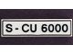 Part No: 2431pb0676 Name: Tile 1 x 4 with Black 'S - CU 6000' Pattern Part No: 2431pb0676 Name: Tile 1 x 4 with Black 'S - CU 6000' Pattern