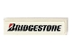 Part No: 2431pb0702  Name: Tile 1 x 4 with 'BRIDGESTONE' Pattern (Sticker) - Set 8155