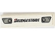 Part No: 2431pb0703  Name: Tile 1 x 4 with Headlights and 'BRIDGESTONE' Pattern (Sticker) - Set 8155