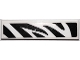 Part No: 2431pb0791  Name: Tile 1 x 4 with Black Zebra Stripes Camouflage Pattern (Sticker) - Set 60267
