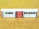 Part No: 2431pb192  Name: Tile 1 x 4 with 'CIAO' and 'McQUEEN' Pattern