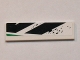 Part No: 2431pb332R  Name: Tile 1 x 4 with Black and Green Pattern Model Right Side (Sticker) - Set 8864