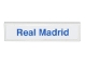 Part No: 2431pb790  Name: Tile 1 x 4 with Blue 'Real Madrid' Pattern (Sticker) - Set 10299