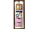 Part No: 2454pb143  Name: Brick 1 x 2 x 5 with Hanging Picture and Drawers Pattern (Sticker) - Set 41314