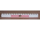 Part No: 2465px2  Name: Brick 1 x 16 with Fire Logo Badge and Red Diagonal Stripes Pattern
