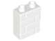 Part No: 25550  Name: Duplo, Brick 1 x 2 x 2 with Molded Masonry Profile