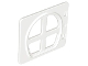 Part No: 26249  Name: Duplo Door / Window Pane 1 x 4 x 3 with Four Panes Rounded