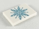 Part No: 26603pb051  Name: Tile 2 x 3 with Metallic Light Blue Snowflake Pattern