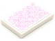 Lego part: Tile 2 x 3 with Flowers on Bright Pink Background Pattern (Sticker) - Set 43201