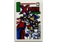 Part No: 26603pb569  Name: Tile 2 x 3 with X-Men Comic Book with Minifigures Pattern (Sticker) - Set 76294