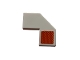 Part No: 27263pb001R  Name: Tile, Modified Facet 2 x 2 with Square Rear Red Reflector Pattern Model Right Side (Sticker) - Set 42078