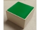 Part No: 2756bpb001  Name: Duplo, Tile 2 x 2 x 1 with Flat Sides with Shape Green Square Pattern