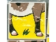 Part No: 2756pb017  Name: Duplo, Tile 2 x 2 x 1 with Goat Mosaic Picture 17 Pattern