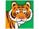 Part No: 2756pb183  Name: Duplo, Tile 2 x 2 x 1 with Tiger Mosaic Picture 03 Pattern