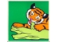 Part No: 2756pb187  Name: Duplo, Tile 2 x 2 x 1 with Tiger Mosaic Picture 07 Pattern