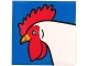 Part No: 2756pb253  Name: Duplo, Tile 2 x 2 x 1 with Chicken Mosaic Picture 01 Pattern