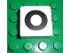 Part No: 2756pb322  Name: Duplo, Tile 2 x 2 x 1 with Black Capital Letter O Pattern