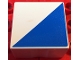 Part No: 2756pb393  Name: Duplo, Tile 2 x 2 x 1 with Shape Blue Right Triangle Pattern
