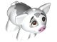 Part No: 28318pb03  Name: Pig, Friends with Black Eyebrows, Reddish Brown Eyes Looking Up, Bright Pink Nose, and Dark Bluish Gray Smooth Spots Pattern (Pua)