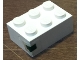 Part No: 3002oldpb11  Name: Brick 2 x 3 with Green Rectangle Pattern (Sticker) - Set 1650-1