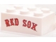 Part No: 3002pb38  Name: Brick 2 x 3 with Red 'RED SOX' with Black Outline Pattern