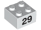 Part No: 3003pb063  Name: Brick 2 x 2 with Black '29' Pattern