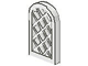 Lot ID: 243192112  Part No: 30046  Name: Pane for Window 1 x 2 x 2 2/3 Lattice Diamond with Rounded Top
