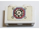 Part No: 3004pb058  Name: Brick 1 x 2 with Vintage Clock Pattern (Sticker) - Set 294