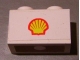 Part No: 3004pb105  Name: Brick 1 x 2 with Shell Logo Small Pattern (Sticker) - Set 7813