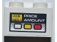 Part No: 3004pb108  Name: Brick 1 x 2 with Fuel Dispenser Meter with 'PRICE AMOUNT' Pattern (Sticker) - Set 8186