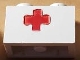 Part No: 3004pb324  Name: Brick 1 x 2 with Red Cross Pattern - Debossed Print