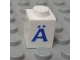 Lot ID: 214513843  Part No: 3005ptAdiaers  Name: Brick 1 x 1 with Blue Capital Letter A with Diaeresis (Ä) Pattern (Serif Font)