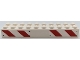 Part No: 3006pb012R  Name: Brick 2 x 10 with Red and White Danger Stripes and Rivets Pattern Model Right Side (Stickers) - Set 75917