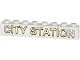Part No: 3008pb136  Name: Brick 1 x 8 with 'CITY STATION' Pattern (Sticker) - Set 60050