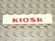 Part No: 3009pb034  Name: Brick 1 x 6 with Red 'KIOSK' Bold Pattern