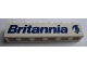 Part No: 3009pb053R  Name: Brick 1 x 6 with Blue 'Britannia' and Logo Pattern Model Right Side (Sticker) - Set 1599