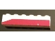 Part No: 3009pb104L  Name: Brick 1 x 6 with Dark Red Bottom Stripe Slope at Left End Pattern