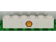 Part No: 3009pb196  Name: Brick 1 x 6 with Shell Logo Pattern (Sticker) - Set 1256
